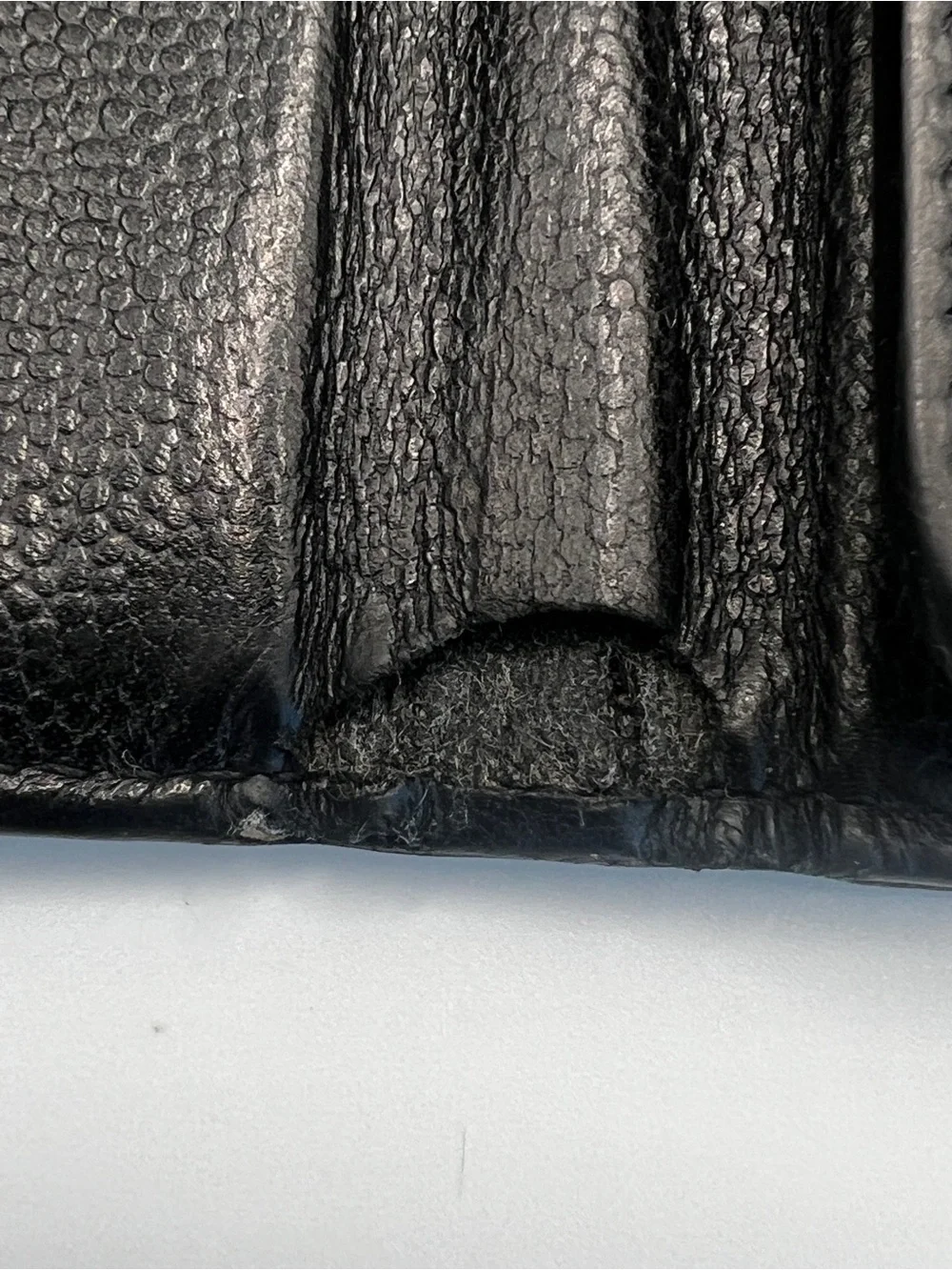 **Rare** CHANEL Black Caviar Leather iPad Tablet Case Holder w/ Folding Stand CC